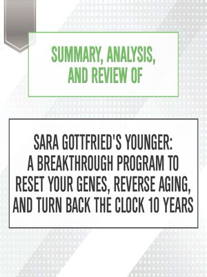 cover image of Summary, Analysis, and Review of Sara Gottfried's Younger